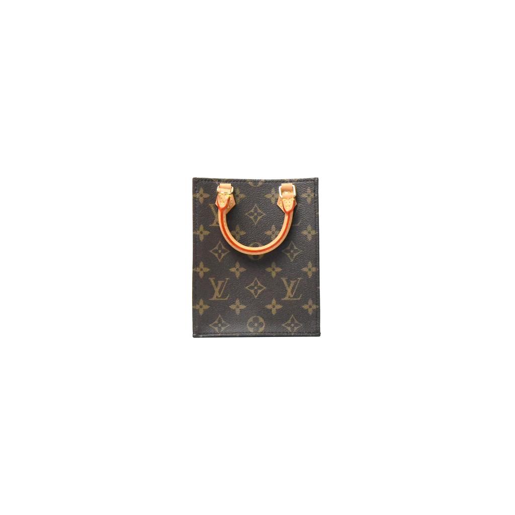 Louis Vuitton Petit Sac Plat Bag Monogram Brown商品第1张图片规格展示