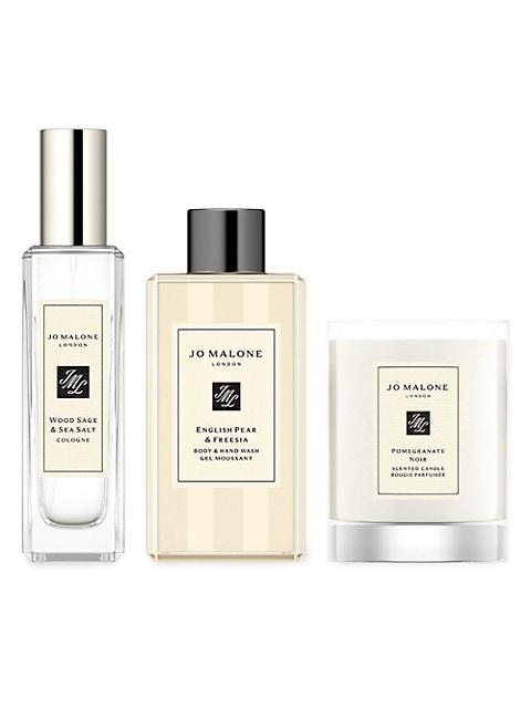 Essential 3-Piece Candle, Cologne & Body Wash Set商品第1张图片规格展示