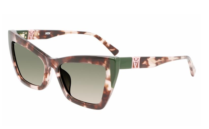 Green Cat Eye Ladies Sunglasses MCM722SLB 691 54商品第1张图片规格展示