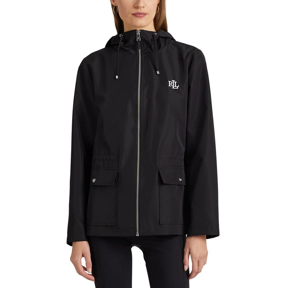 商品Ralph Lauren|女式 可折叠全拉链连帽夹克风衣,价格¥1346,第1张图片