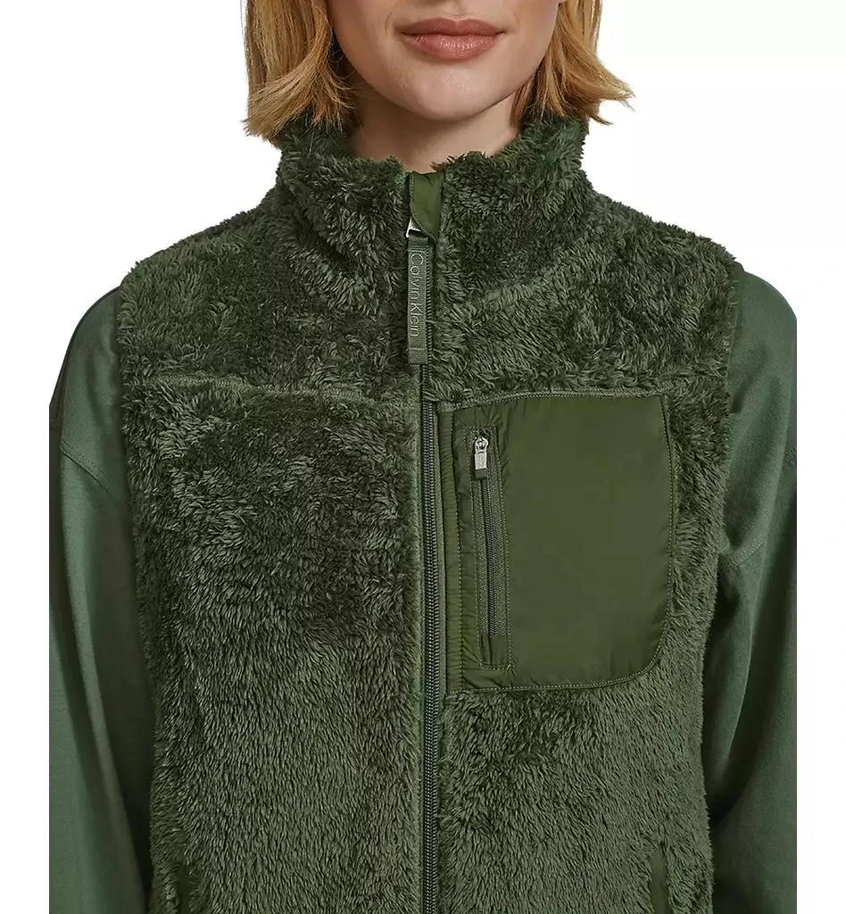 商品Calvin Klein|Performance Women's Sherpa Vest,价格¥177,第5张图片详细描述