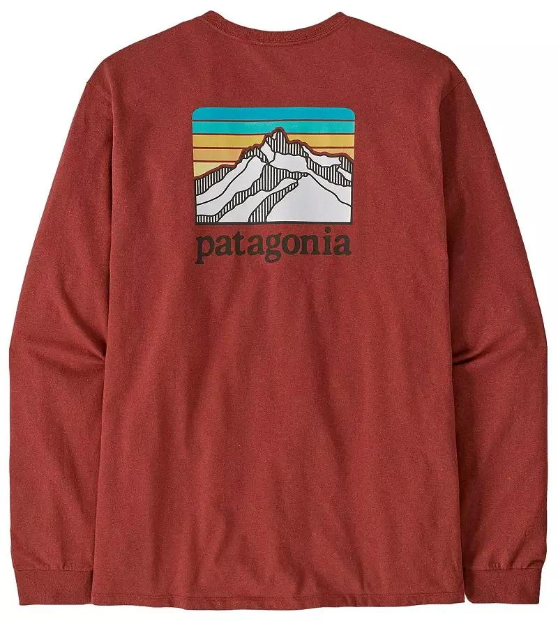 商品Patagonia|Patagonia Men's Line Logo Ridge Responsbilit-Tee Long Sleeve T-Shirt,价格¥372,第1张图片