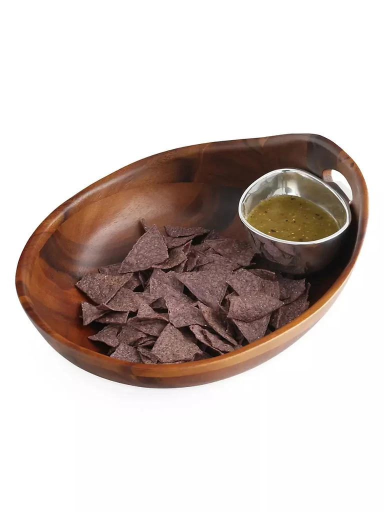 商品Nambé|Portables Chip And Dip Bowl,价格¥1125,第5张图片详细描述