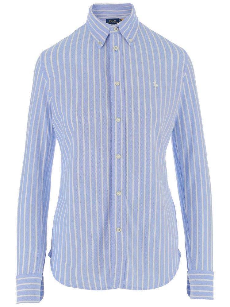 商品Ralph Lauren|Polo Ralph Lauren Striped Long-Sleeved Shirt,价格¥1053-¥1176,第1张图片