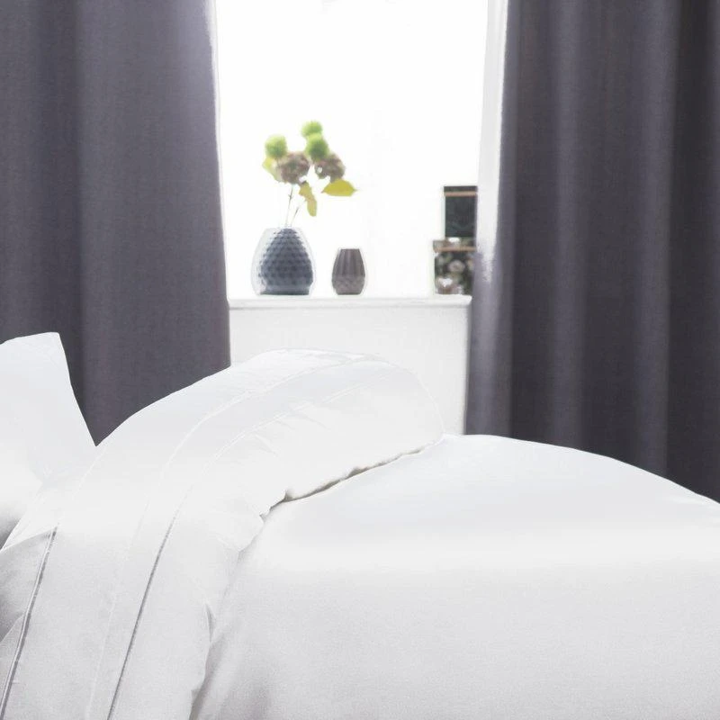 商品Belledorm|Belledorm Cotton Sateen 1000 Thread Count Duvet (White) (Twin) (UK Single) TWIN,价格¥922,第1张图片