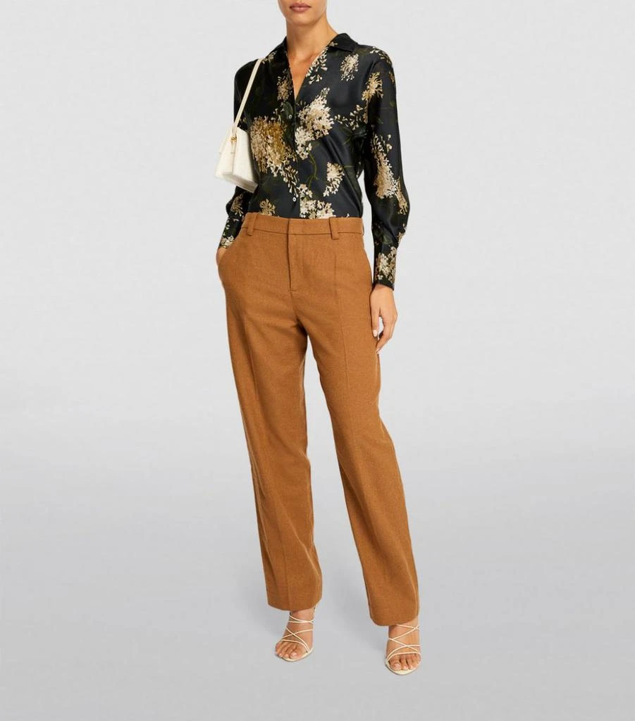 商品Vince|Silk Floral Shirt,价格¥2835,第2张图片详细描述