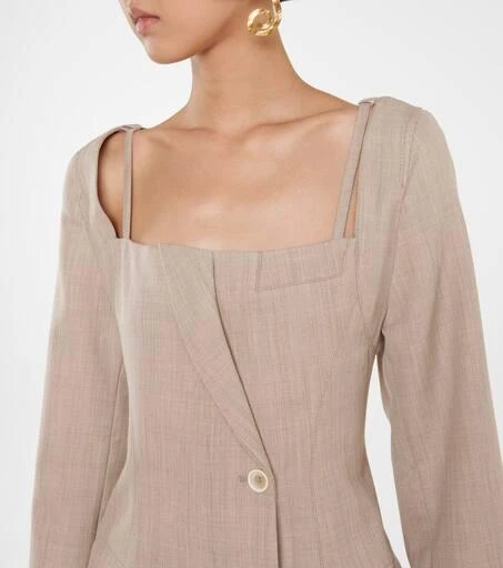 商品Jacquemus|La Robe Maniu virgin wool minidress,价格¥4409,第4张图片详细描述