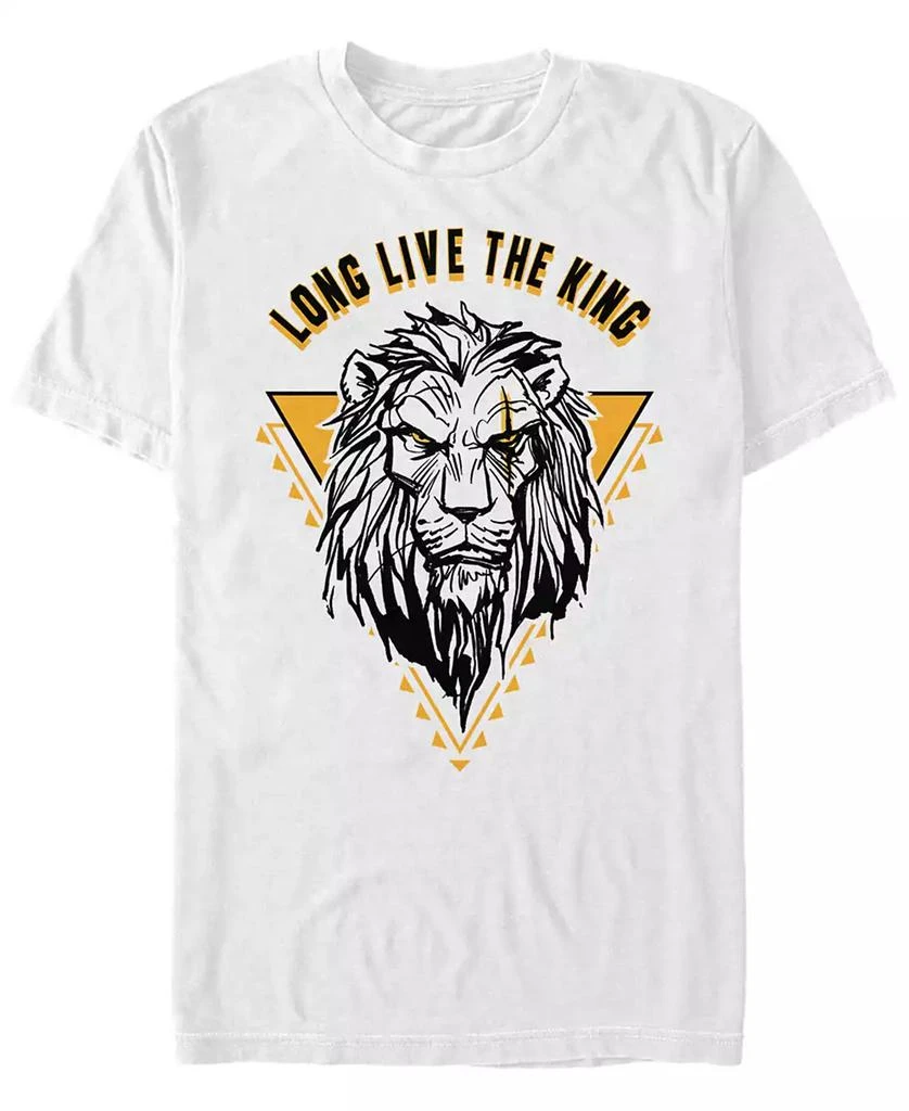 商品Disney|Disney Men's The Lion King Live Action Scar Long Live the King, Short Sleeve T-Shirt,价格¥188,第1张图片