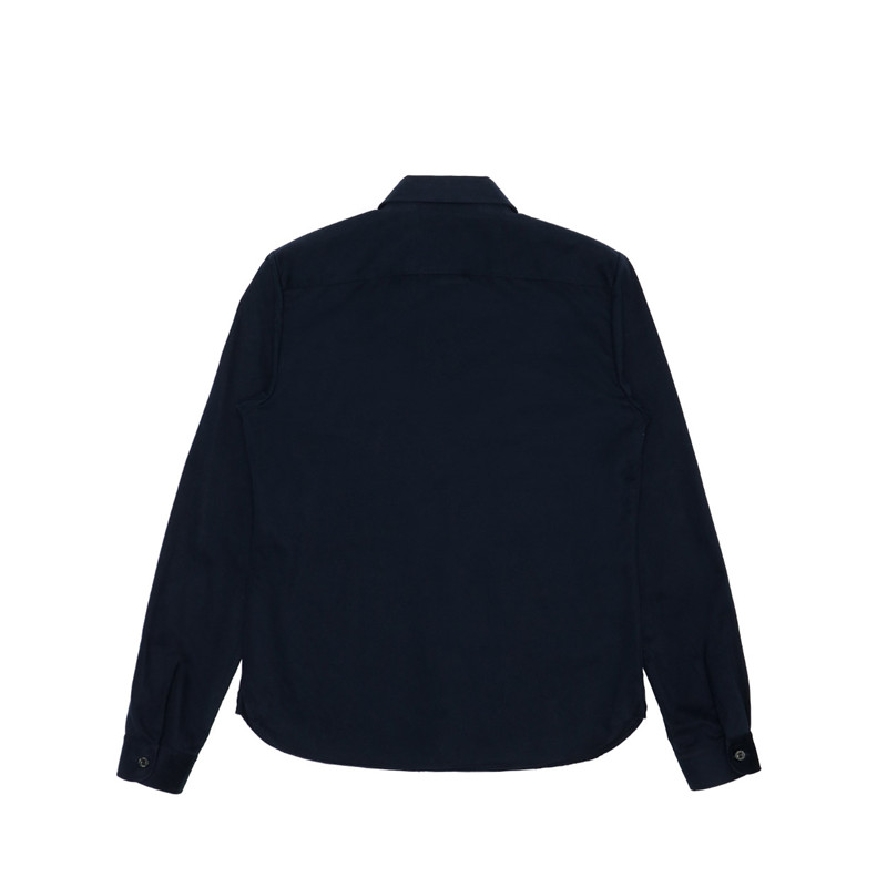 GUCCI 男士深蓝长袖棉质衬衫 387427-Z3572-4240商品第3张图片规格展示