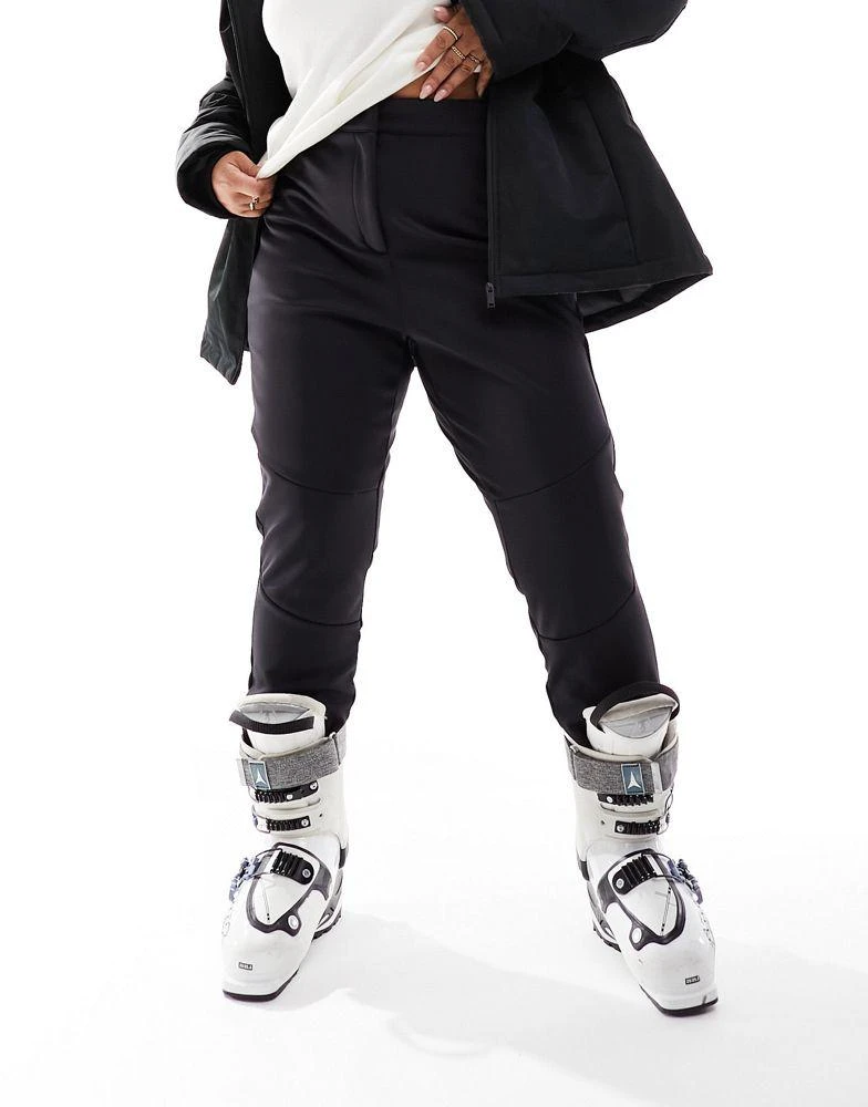 商品ASOS|ASOS 4505 Ski Curve high waisted skinny ski pants with stirrup in black,价格¥683,第2张图片详细描述