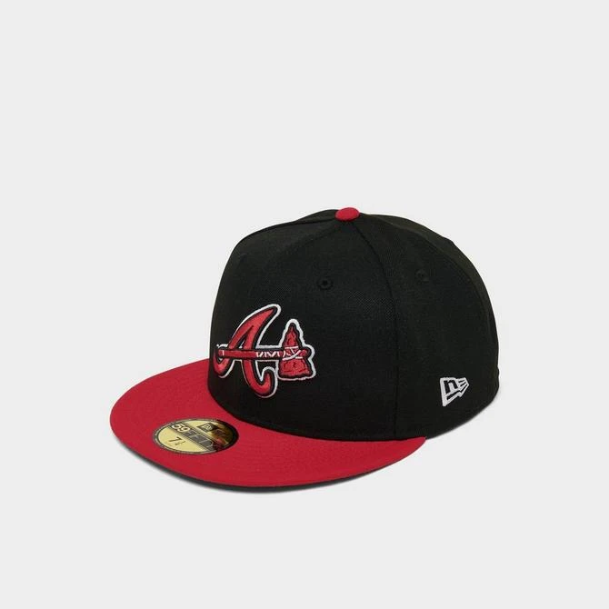 商品New Era|New Era Atlanta Braves MLB 59FIFTY Fitted Hat,价格¥224,第3张图片详细描述