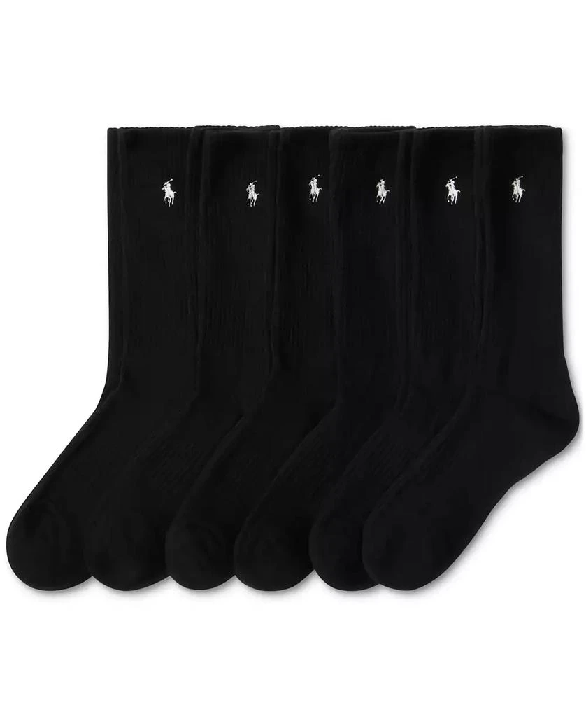 商品Ralph Lauren|Men's 6-Pk. Performance Sport Crew Socks,价格¥159,第2张图片详细描述