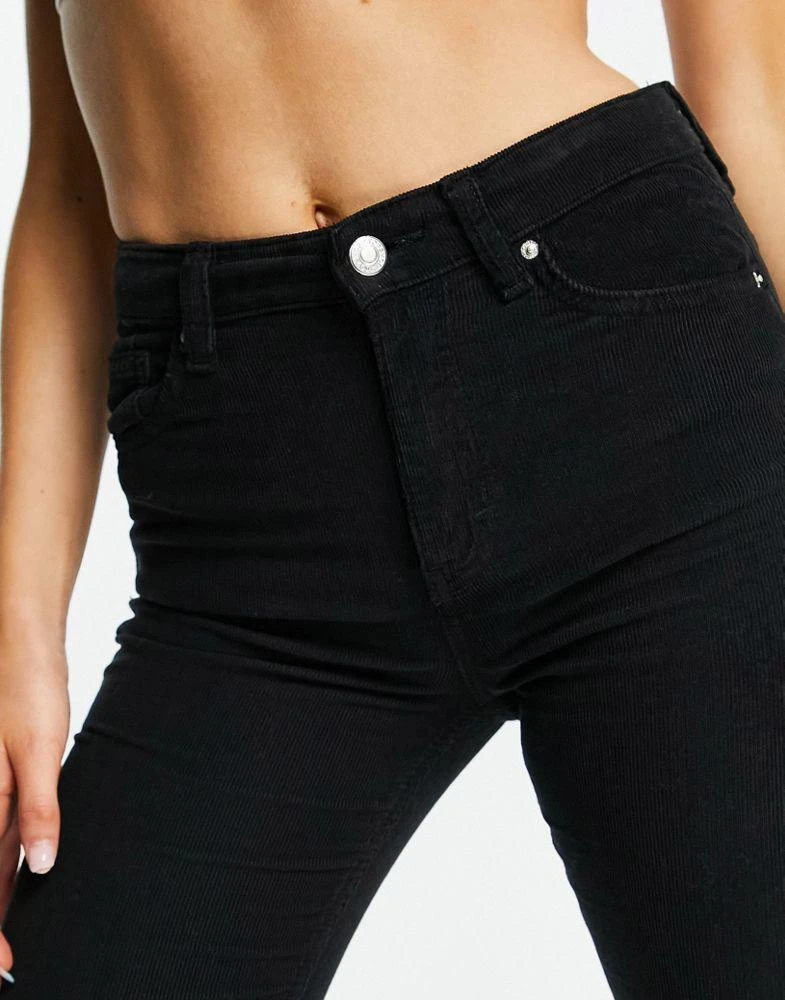 商品Topshop|Topshop Jamie jeans in black cord,价格¥223,第4张图片详细描述