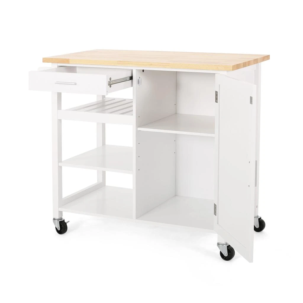 Streamdale Contemporary Kitchen Cart Extra Counter & Storage Space 商品