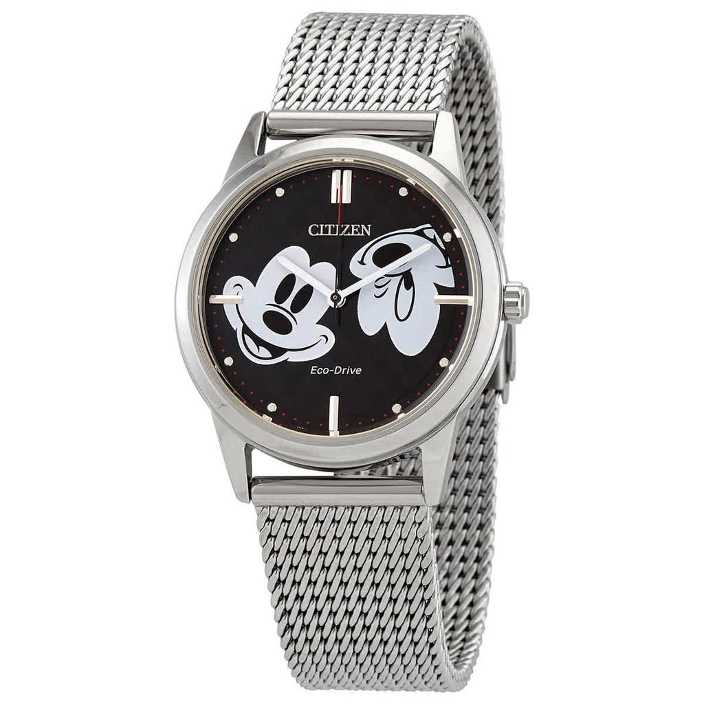 商品Citizen|Disney Mickey Mouse Black Dial Ladies Watch FE7060-56W,价格¥1303,第1张图片