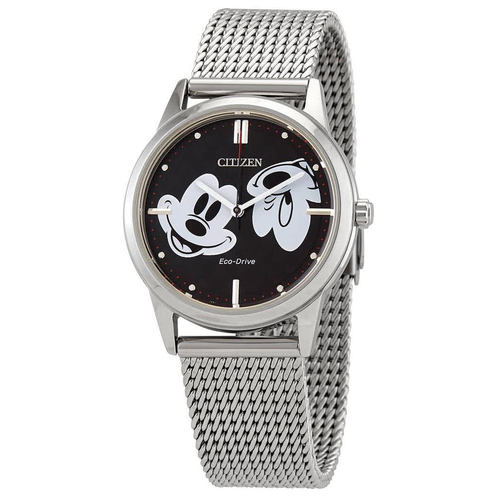 商品Citizen|Disney Mickey Mouse Black Dial Ladies Watch FE7060-56W,价格¥1299,第1张图片