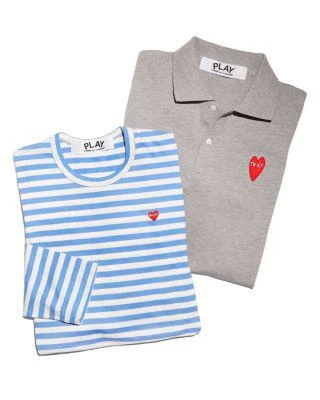 商品Comme des Garcons|Striped Logo Tee,价格¥1048,第2张图片详细描述