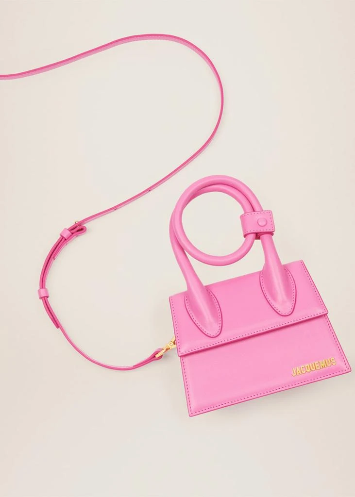 Jacquemus Pink 'Le Chiquito Noeud' Coiled Bag 商品