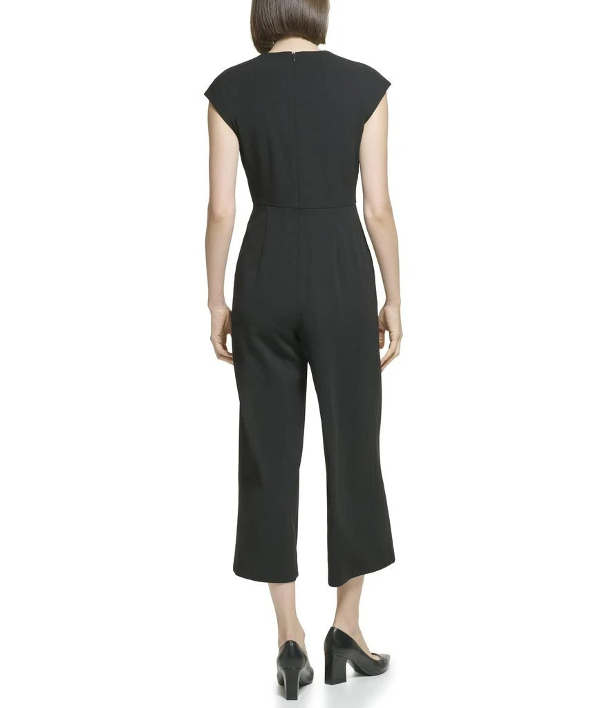 商品Calvin Klein|Midi Jumpsuit with Cap Sleeves,价格¥669,第2张图片详细描述