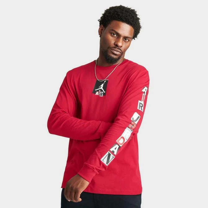 商品Jordan|Men's Jordan Brand Graphic Long-Sleeve T-Shirt,价格¥186,第1张图片