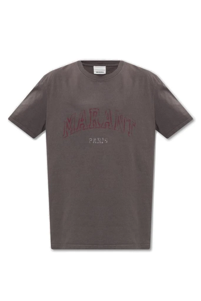 商品Isabel Marant|Isabel Marant Logo Printed Crewneck T-Shirt,价格¥651,第1张图片