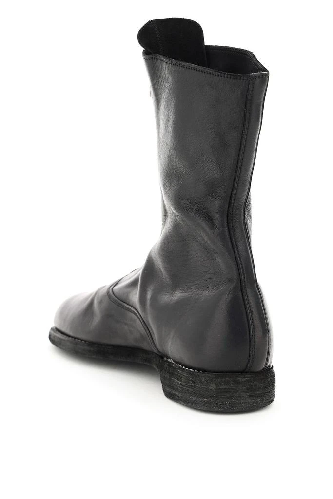 商品guidi|FRONT ZIP LEATHER ANKLE BOOTS,价格¥8640,第2张图片详细描述