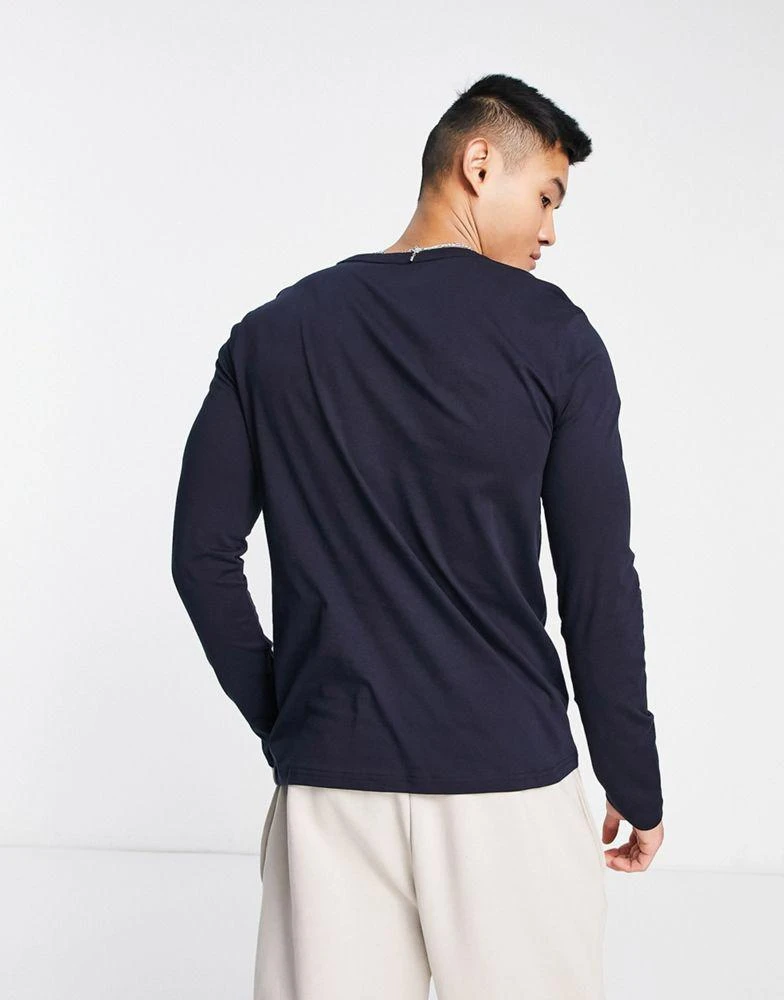 商品Tommy Hilfiger|Tommy Hilfiger lounge long sleeve t-shirt in navy,价格¥483,第2张图片详细描述