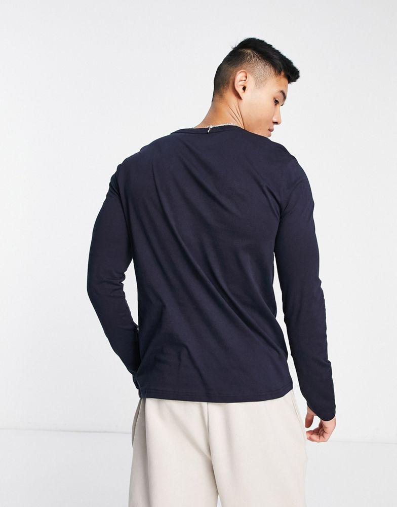 商品Tommy Hilfiger|Tommy Hilfiger long sleeve t-shirt in navy,价格¥457,第4张图片详细描述