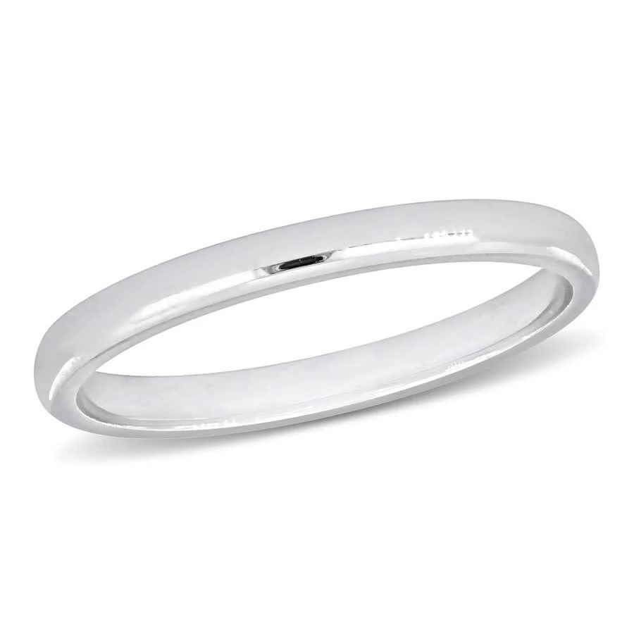 商品Amour|2mm Comfort Fit Wedding Band in 14k White Gold,价格¥1374,第1张图片