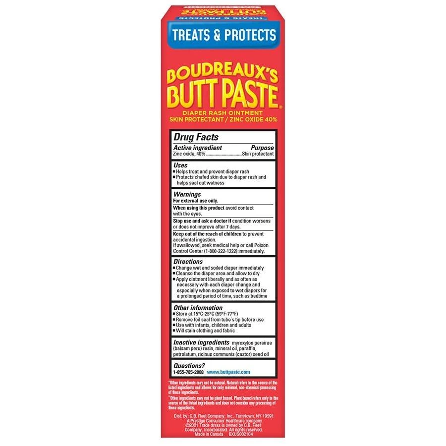 商品Boudreaux's|Diaper Rash Ointment, Maximum Strength,价格¥75,第4张图片详细描述