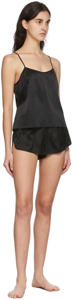 Black Silk Sleep Tap Shorts商品第4张图片规格展示