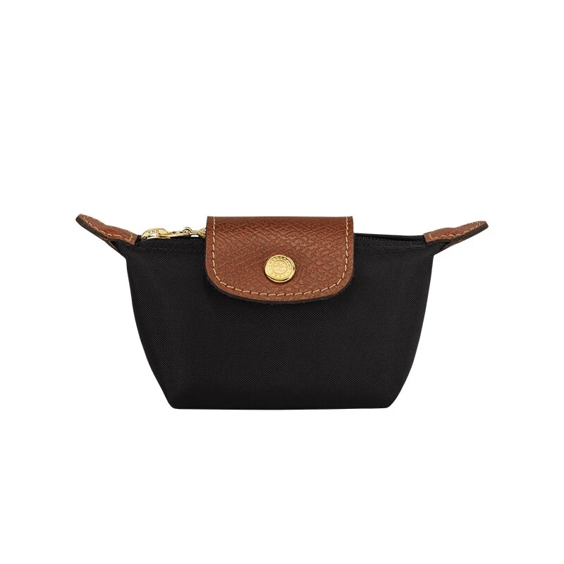LONGCHAMP/珑骧 女色帆布金色五金按扣拉链开合钱包 商品