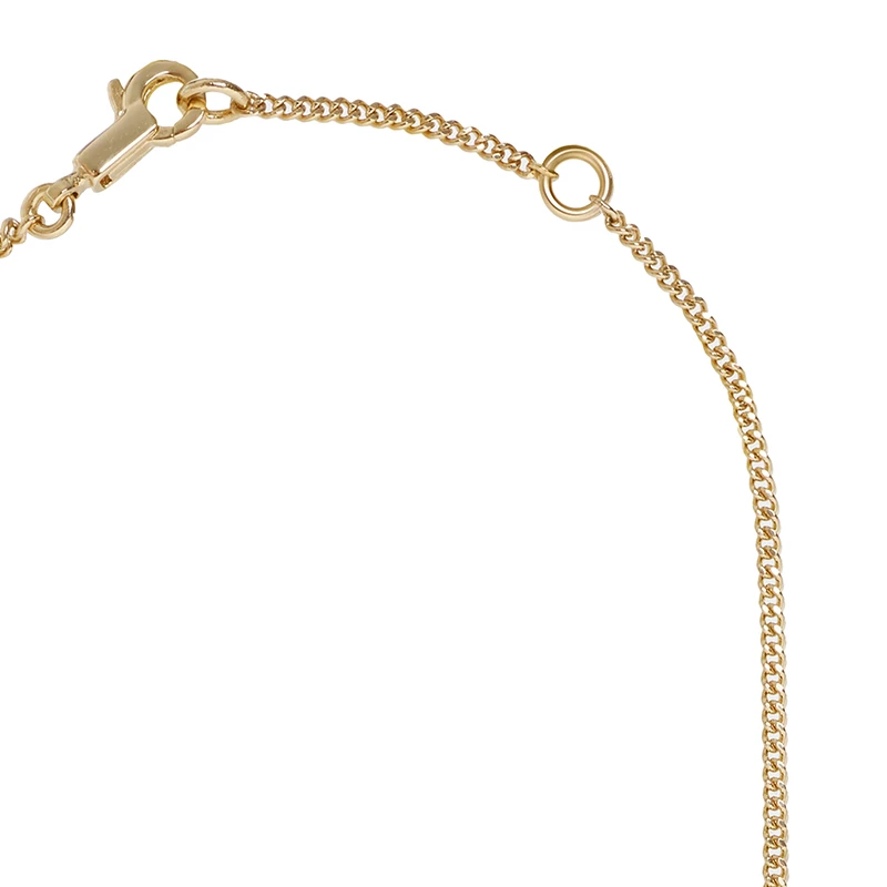 CELINE/赛琳 经典款ALPHABET系列 男女同款金色饰面黄铜字母X坠饰项链46N0X6BRA.35OR 商品