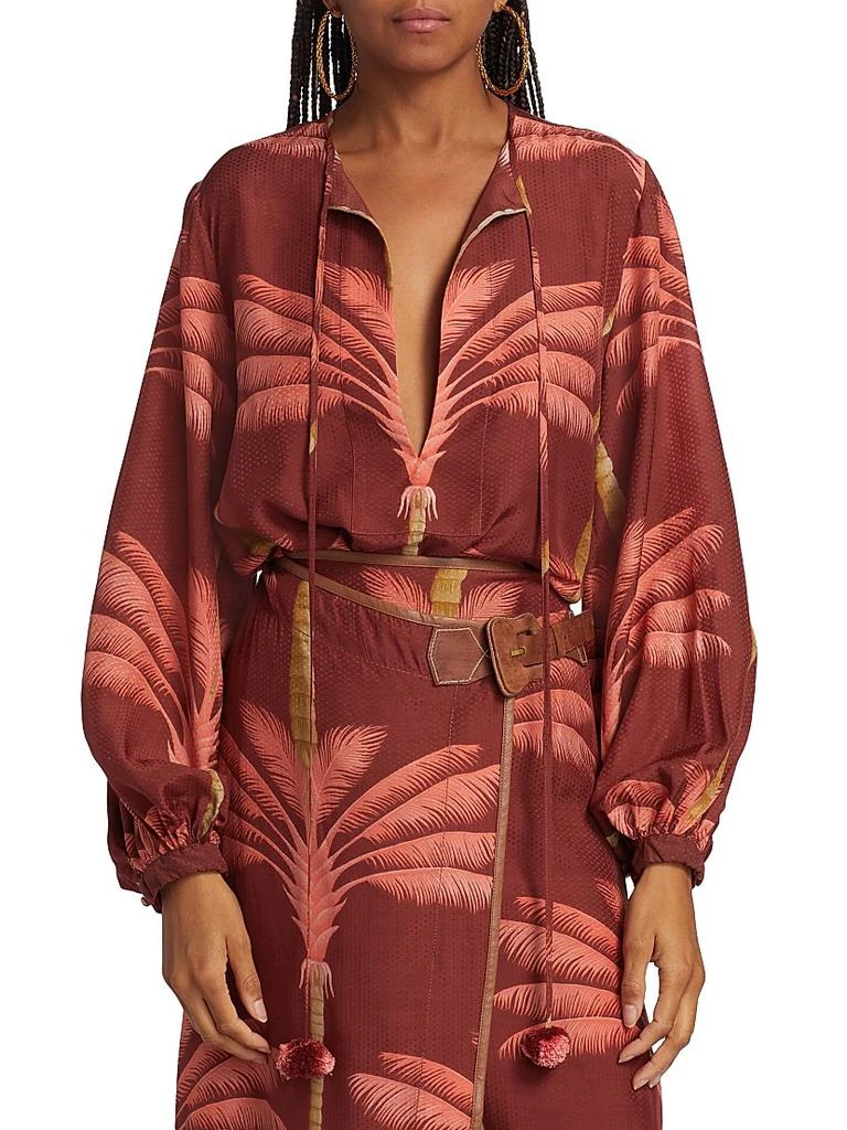 商品JOHANNA ORTIZ|Cuba Cocoa Balloon Sleeve Top,价格¥2120,第3张图片详细描述