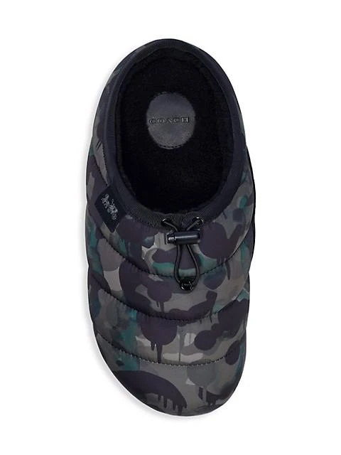 商品Coach|Wildbeast Camouflage Print Slippers,价格¥492,第5张图片详细描述