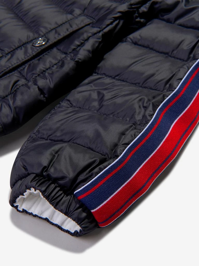 商品Moncler|Moncler Black Baby Boys Down Padded Anderm Biker Jacket,价格¥2311,第2张图片详细描述