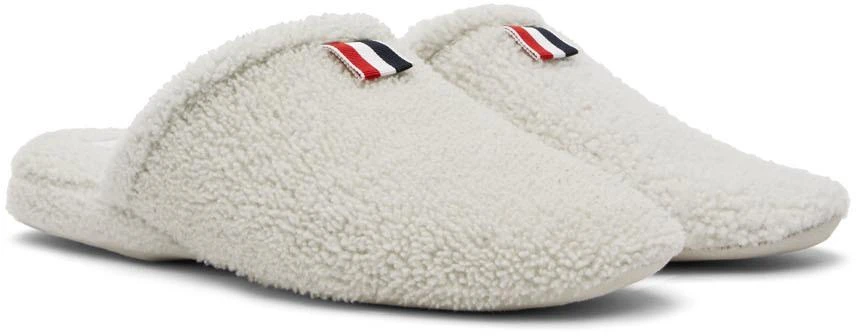 商品Thom Browne|白色徽标拖鞋,价格¥2419,第4张图片详细描述