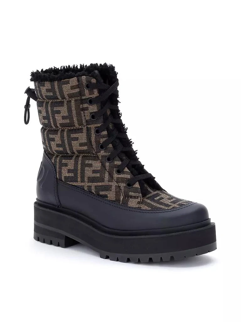 商品Fendi|Fendi Signature Logo Ankle Booties,价格¥9410,第2张图片详细描述
