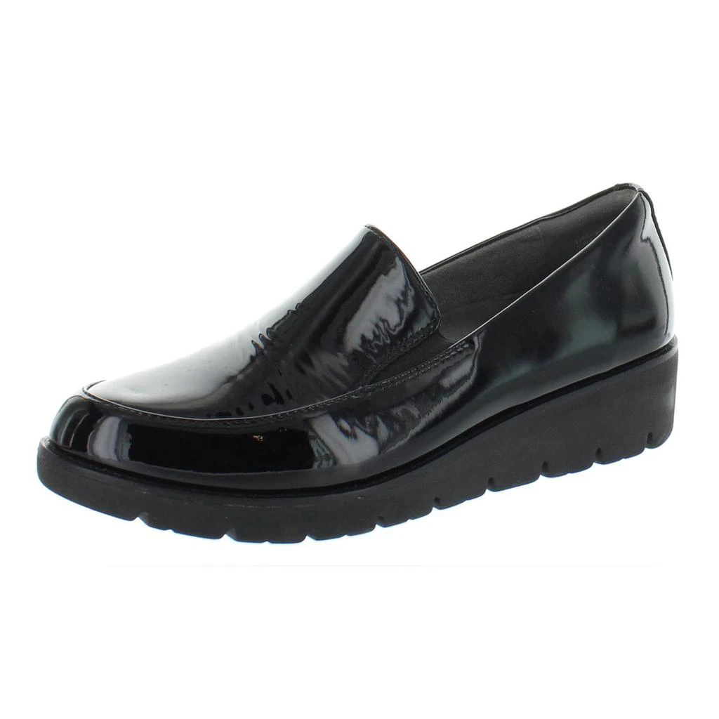 商品Earth|Earth Womens Zurich Bern Patent Slip On Loafer Heels,价格¥85,第1张图片