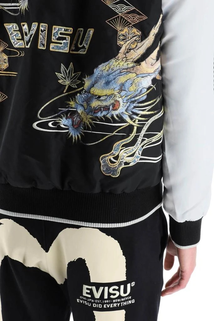 商品Evisu|DRAGON DUO EMBROIDERY BOMBER JACKET,价格�¥2315,第5张图片详细描述