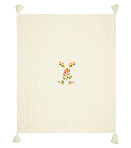 商品Louise Misha|婴幼儿 — Louna绞花针织棉质毯子,价格¥460,第1张图片