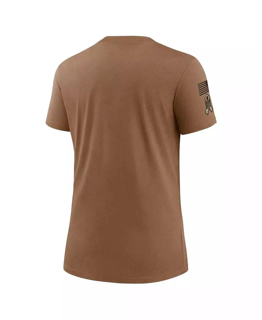 商品NIKE|Women's Brown Green Bay Packers 2023 Salute to Service Legend Performance T-shirt,价格¥271,第2张图片详细描述