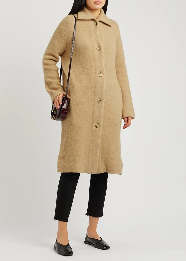 商品Vince|Sand brushed-knit coat,价格¥2246,第2张图片详细描述