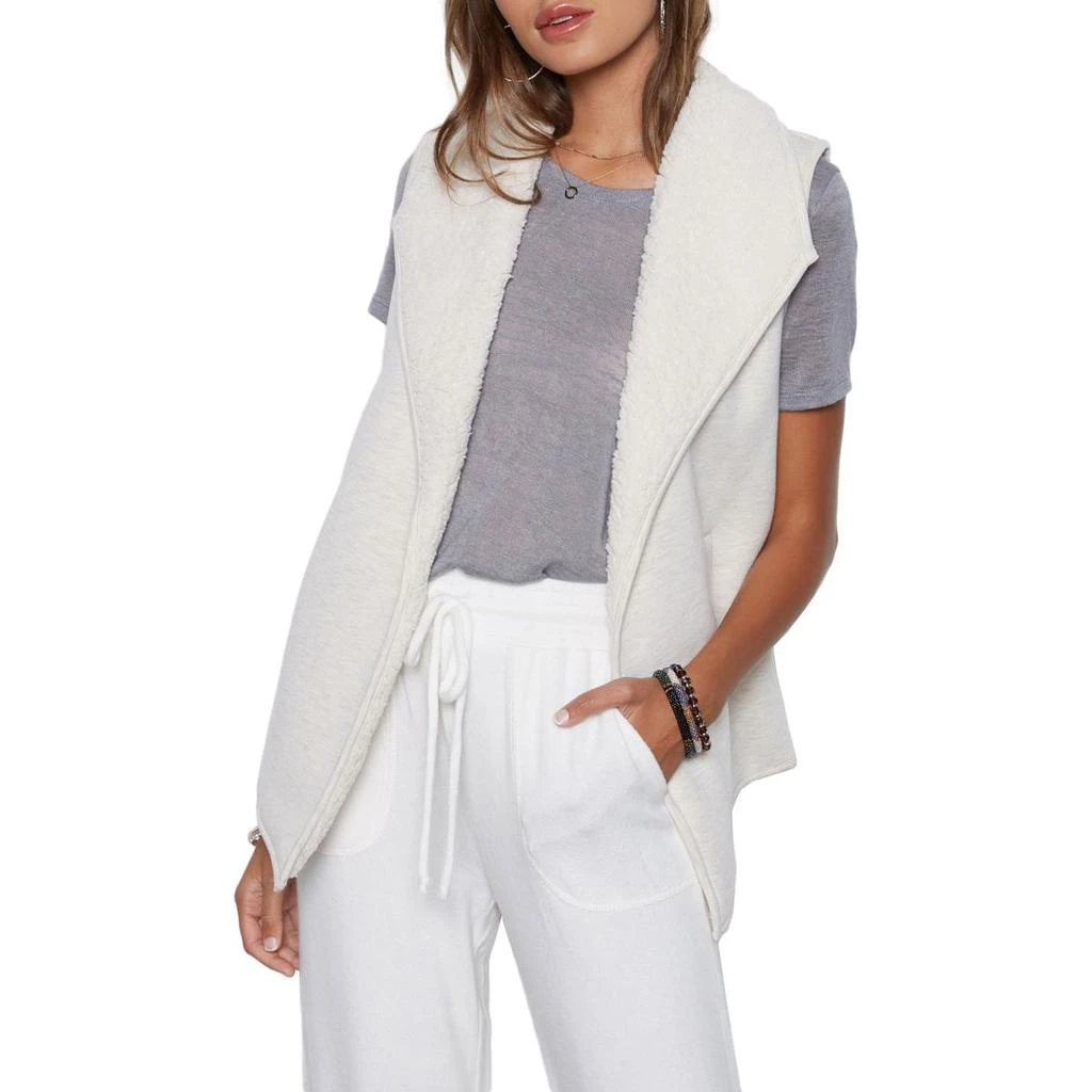 商品Tart|Tart Collections Dania Women's Faux Fur Lined Open Front Vest with Draped Lapel,价格¥107,第2张图片详细描述