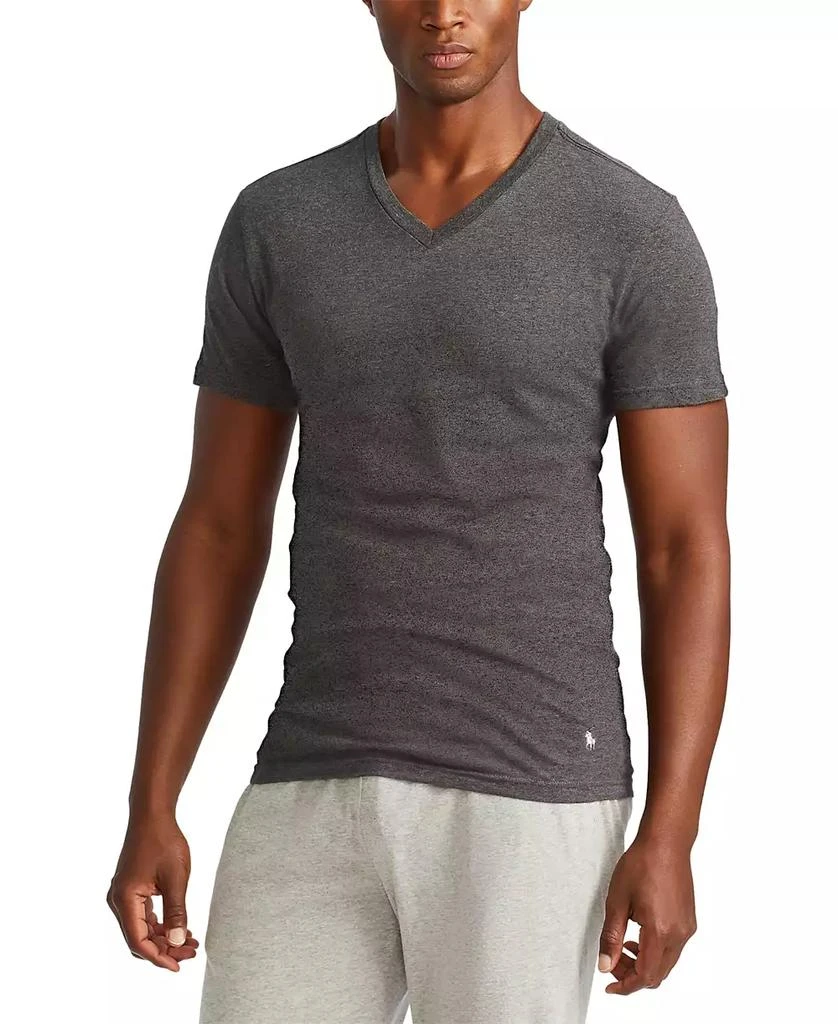 商品Ralph Lauren|Men's 3-Pack Slim-Fit Stretch V-Neck Undershirts,价格¥373,第5张图片详细描述