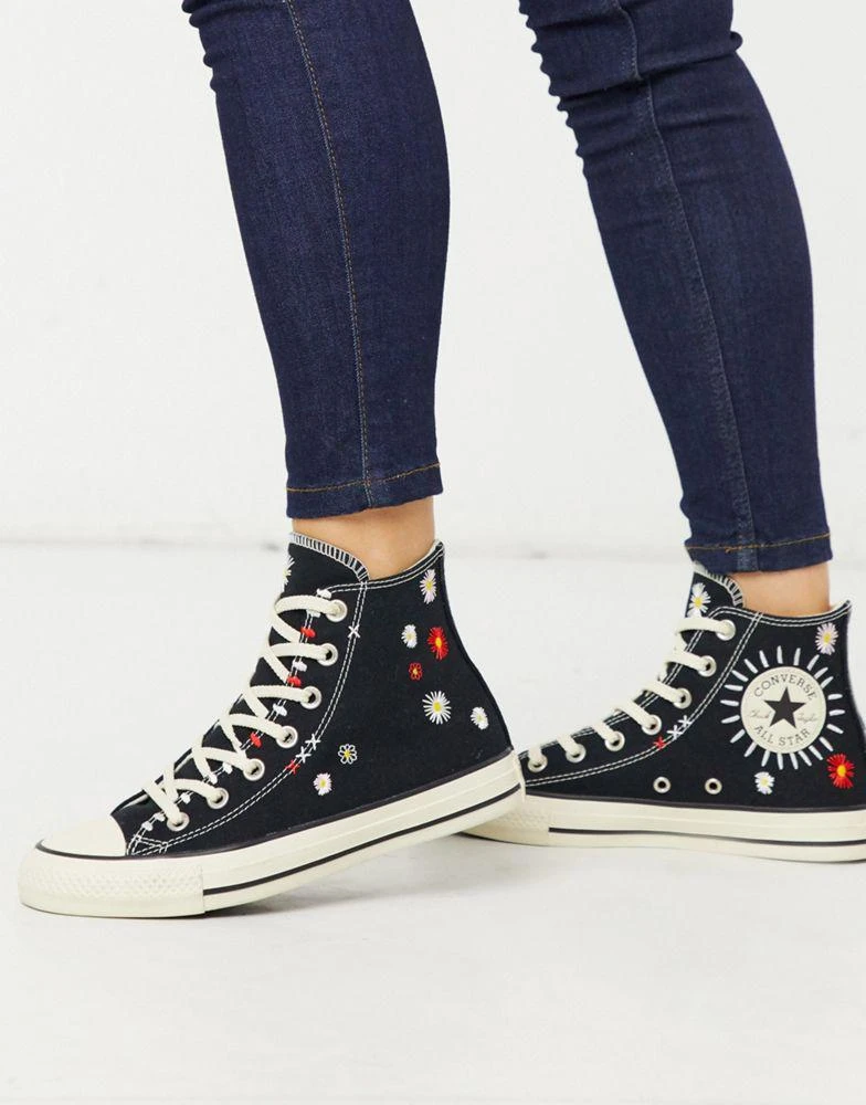 商品[国内直发] Converse|「单只脚售卖--左脚」Converse  休闲鞋 小雏菊/花朵刺 EUR41,价格¥32,第1张图片