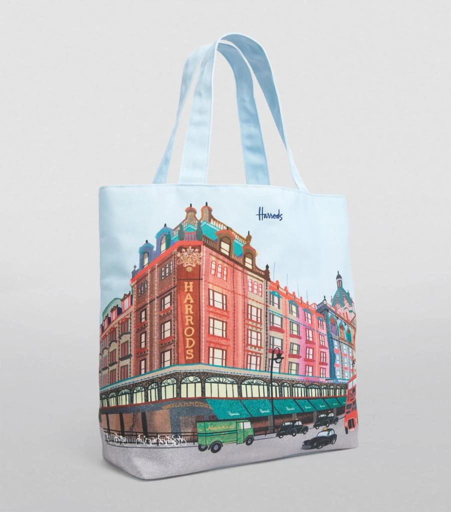 商品Harrods|Colourful Harrods Tote Bag,价格¥466,第3张图片详细描述