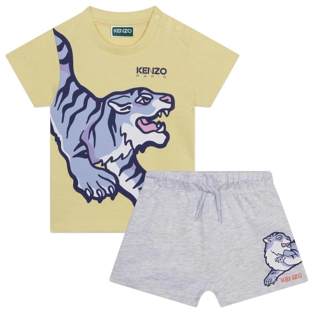 商品Kenzo|Kenzo Kids Two Piece Short Set,价格¥577,第1张图片