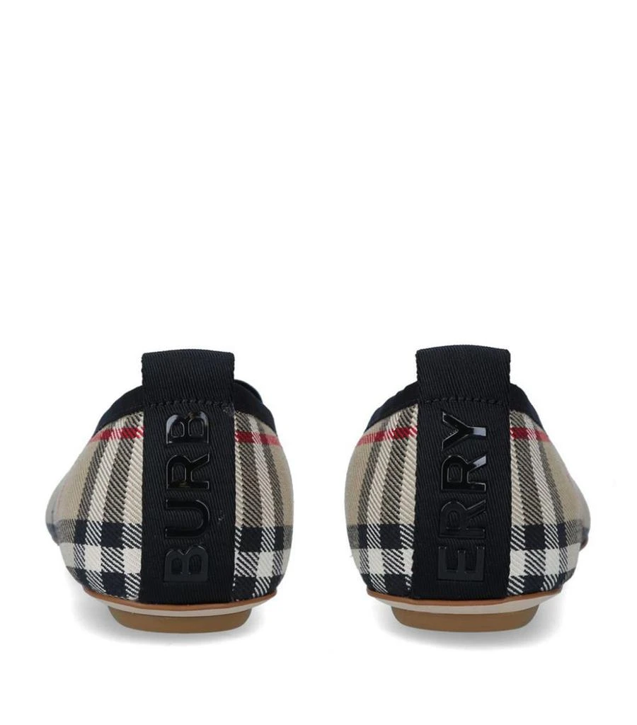 商品Burberry|Vintage Check Mini Grace Flats,价格¥2585,第2张图片详细描述