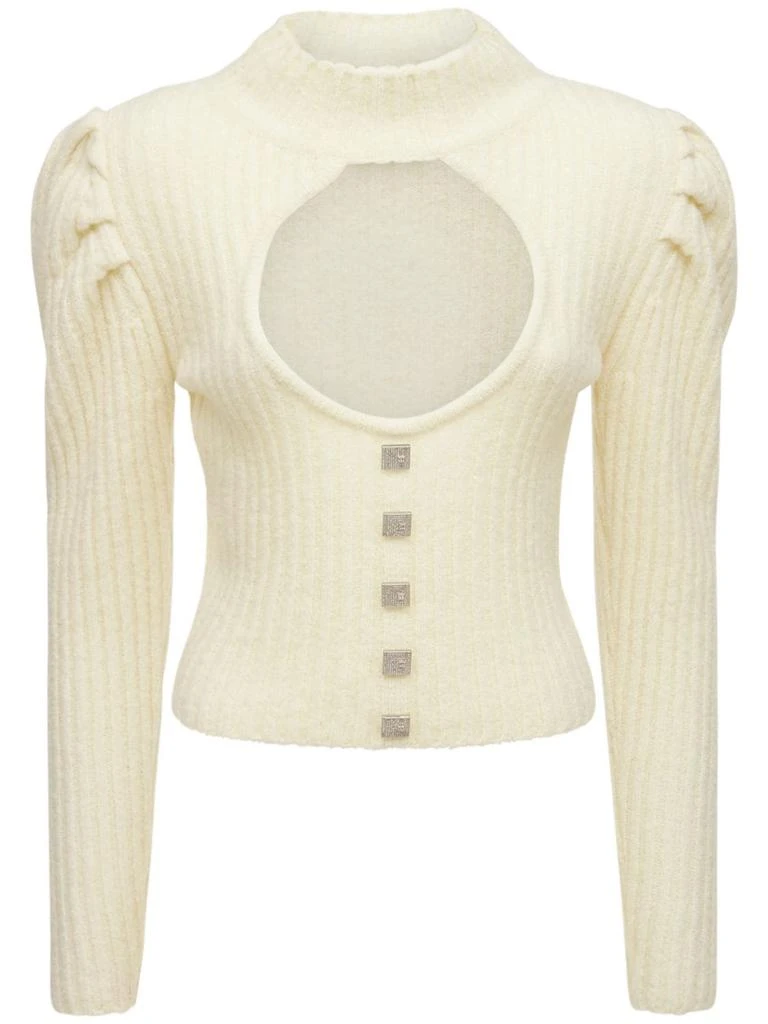 商品GIUSEPPE DI MORABITO|Cut Out Wool Blend Knit Sweater,价格¥1791,第1张图片